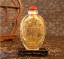 Handmade Inside Painting Snuff Bottle - Riverside Scene at Qingming Festival