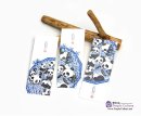 Hand-Painted Bookmark: Cute Panda (3 pieces)