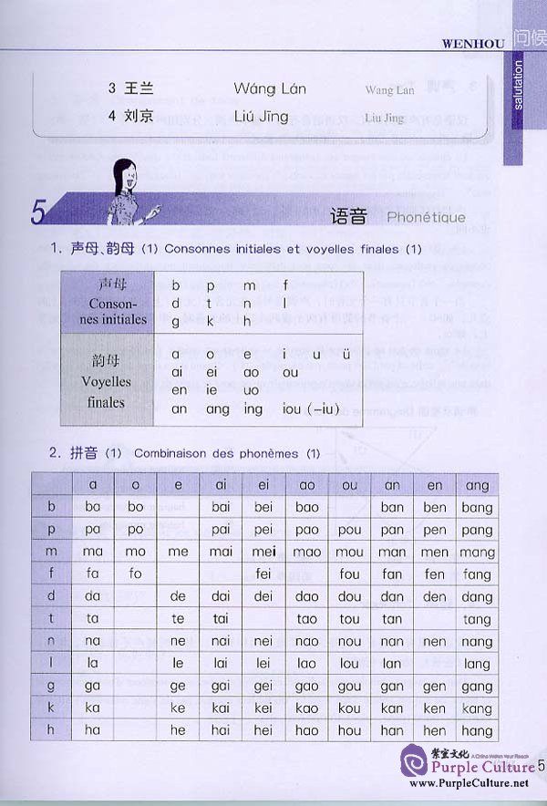 Sample pages of Conversational Chinese 301 Vol.1 (3rd French edition) - Textbook (ISBN:7561915438)
