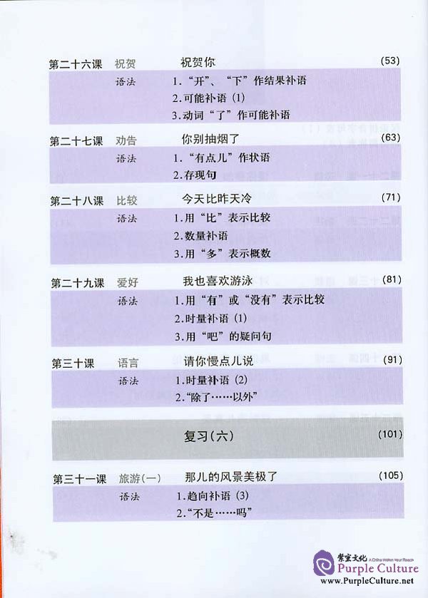 Sample pages of Conversational Chinese 301 Vol.2 (3rd French edition) - Textbook (ISBN:7561915446)