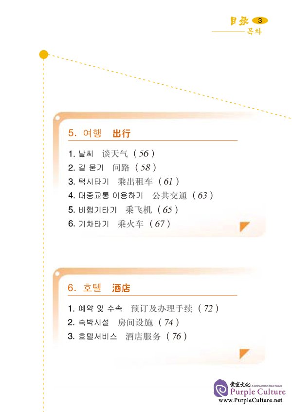 Sample pages of Say It Now - A Complete Handbook of Spoken Chinese with 1CD (Korean Edition) (ISBN:9787561920688 )