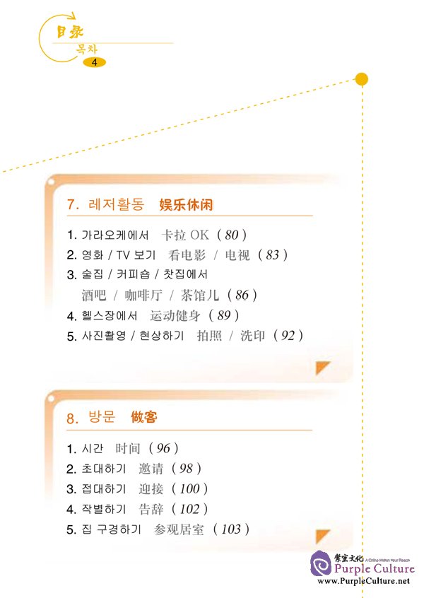 Sample pages of Say It Now - A Complete Handbook of Spoken Chinese with 1CD (Korean Edition) (ISBN:9787561920688 )