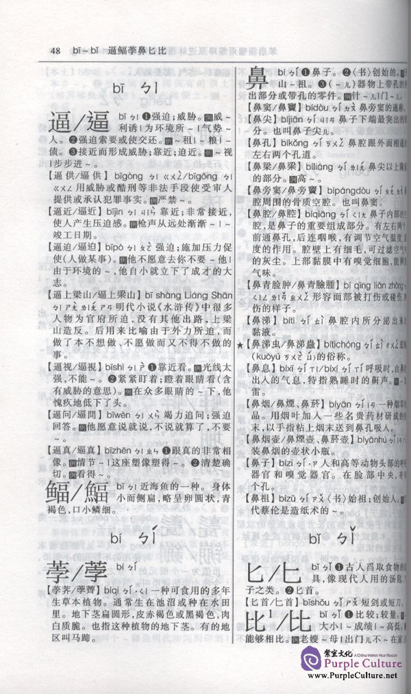 Sample pages of A Dictionary of Modern Chinese across the Straits (ISBN:756190889X / 9787561908891)