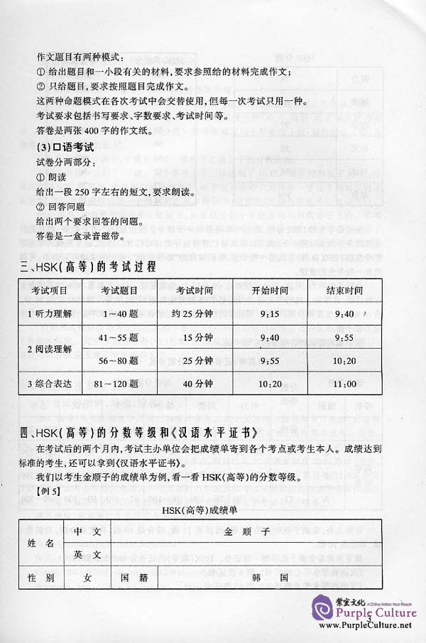 Sample pages of An Intensive Course of HSK (Advanced) (ISBN:756191086X)