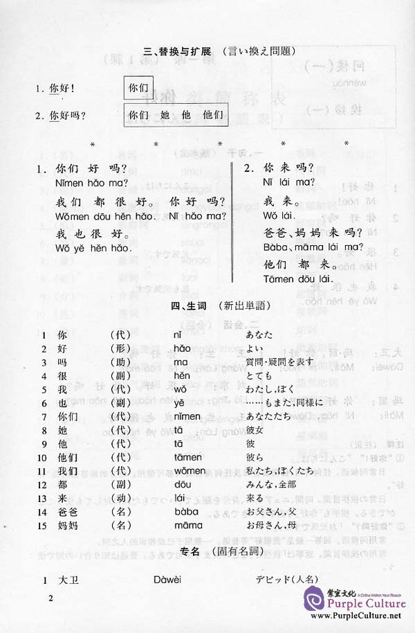 Sample pages of Conversational Chinese 301 (Japanese edition) - Textbook (ISBN:7561908628)