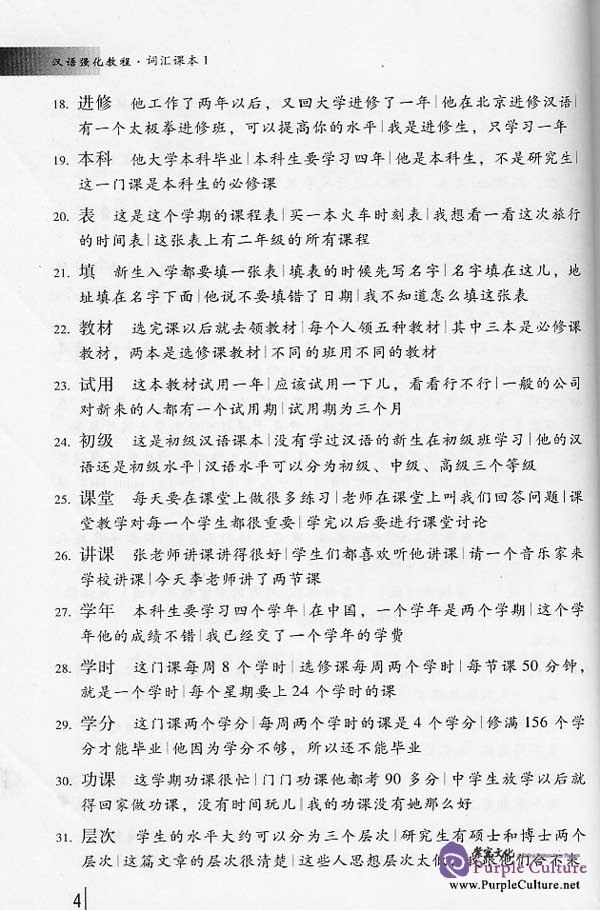 Sample pages of An Intensive Chinese Course: Words and Phrases (1) (ISBN:9787561915196/7561915195)