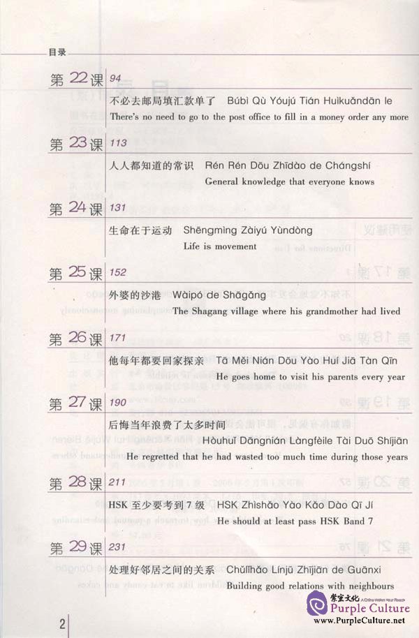 Sample pages of An Intensive Chinese Course: Words and Phrases (2) (ISBN:9787561915226/7561915225)