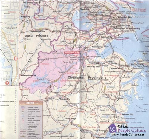 Sample pages of Tourist Map Of Hangzhou (ISBN:9787800315718)