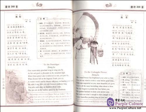 Sample pages of 300 Tang Poems (Bilingual Edition) (ISBN:9787500111986)