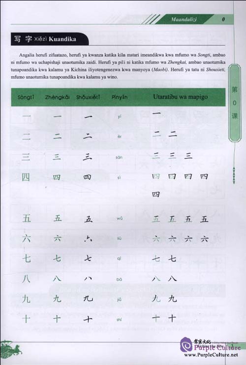 Sample pages of Kichina cha Sasa--kwa ajili ya wanaoanza kujifunza lugha ya kichina--kitabu cha maandishi ya Kichina (ISBN:9787802007512)