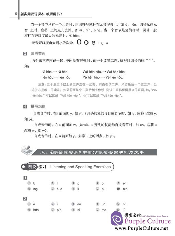 Sample pages of New Practical Chinese Reader (2nd Edition) vol.1 Instructor's Manual (ISBN:9787561926215)