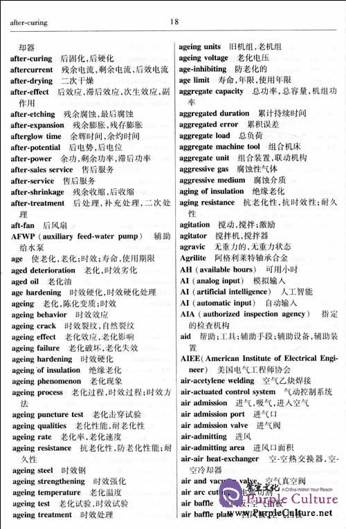 Sample pages of A New English-Chinese Glossary of Electrical Machinery (ISBN:7111324404,9787111324409)