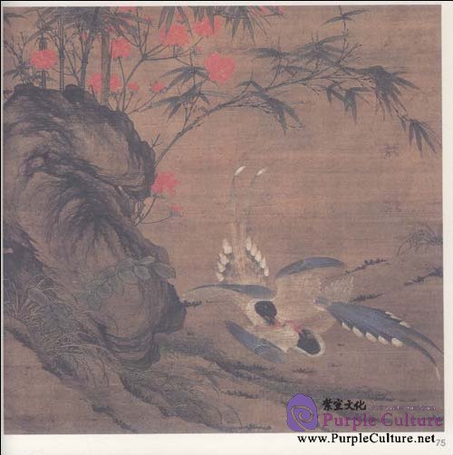 Sample pages of Peinture De Fleurs Et Oiseaux Dans La Chine Ancienne/ Flower-and-bird Painting in Ancient China, French Ed (ISBN:9787508518008)