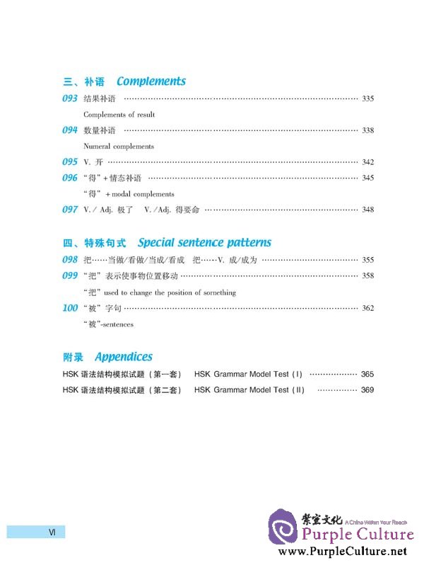 Sample pages of Chinese Grammar - Broken Down Into 100 Items (Basic and Intermediate Levels)(in Chinese and English) (ISBN:7561929676,9787561929674)