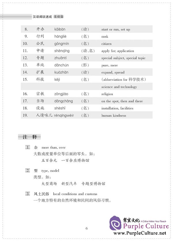 Sample pages of Short-Term Reading Chinese (2nd Edition): Elementary (ISBN:9787561930045)
