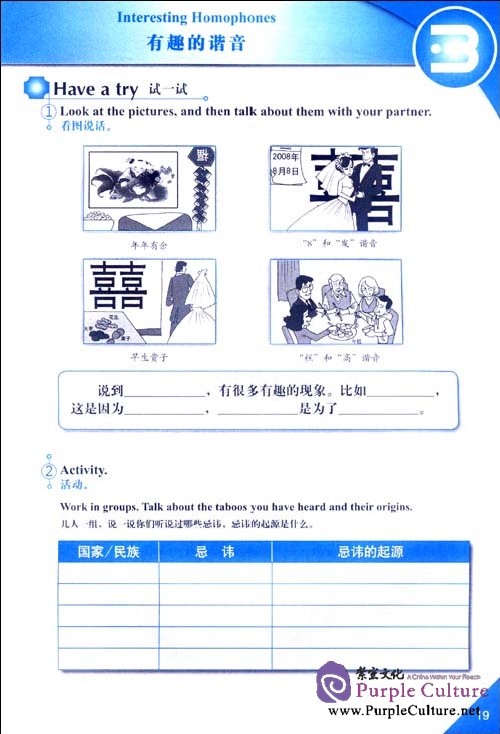 Sample pages of Experiencing Chinese: High School Workbook 3B (ISBN:9787040302370)