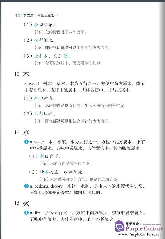 Sample pages of Handbook of Basic Words and Phrases in Traditional Chinese Medicine (ISBN:9787561933183)