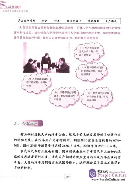 Sample pages of New Silk Road: Advanced Business Chinese  II (ISBN:9787301203477,7301203470)