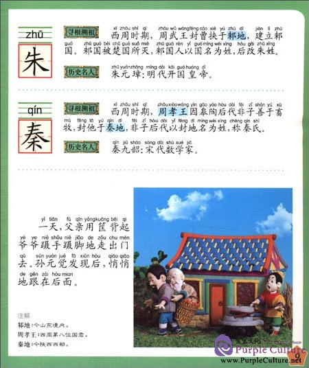 Sample pages of Little Finger Color Clay Stories: Book of Family Names (ISBN:9787538652161,7538652167)