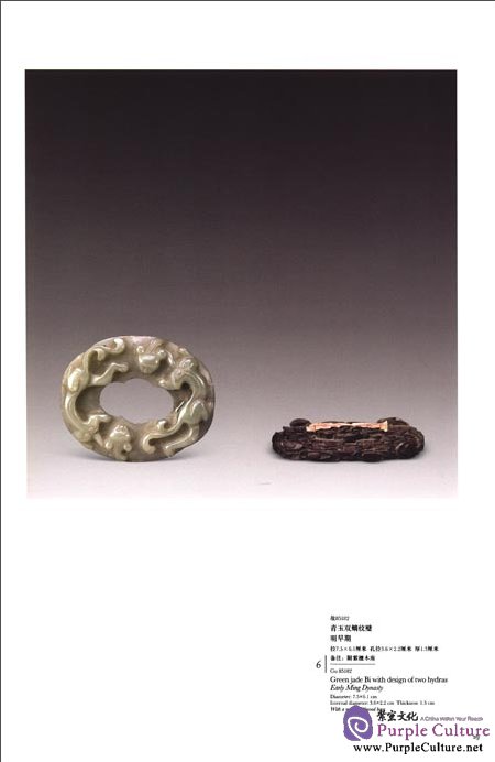 Sample pages of Compendium of Collections in the Palace Museum Jade 6 Ming Dynasty (ISBN:9787539826165)