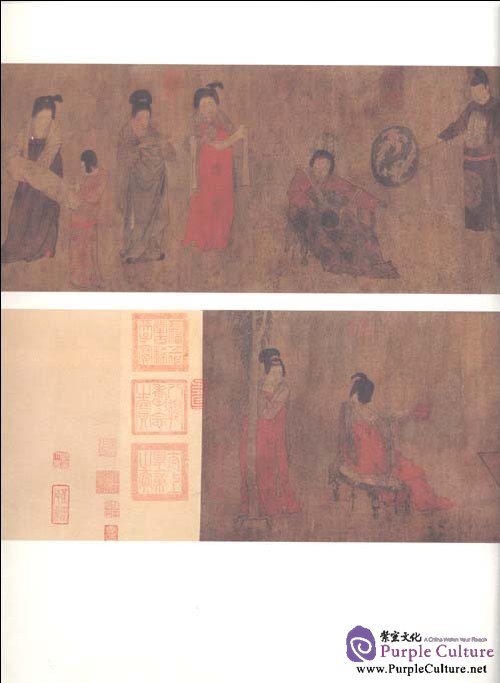 Sample pages of Compendium of Collections in the Palace Museum Painting 1 Jin, Sui, Tang and Five Dynasties (ISBN:9787800477171)
