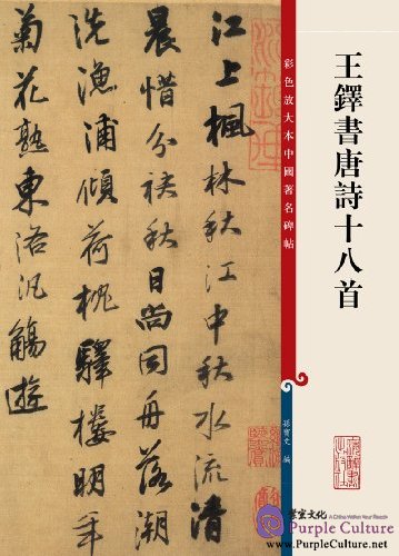 Tang Chinese Inscriptions Chinese Famous Inscription Rubbing: 18 Tang Poems by Wang Yiby Sun ...