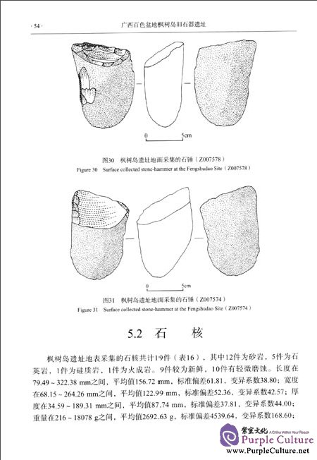 Sample pages of The Fengshudao Site of Paleolithic Age in Baise Basin, Guangxi, South China (ISBN:9787030390448)