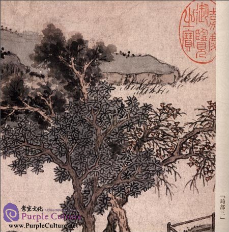 Sample pages of Selected Ancient Chinese Paintings: Admiring Chrysanthemums (Shen Zhou [Ming Dynasty]) (ISBN:9787514906400)