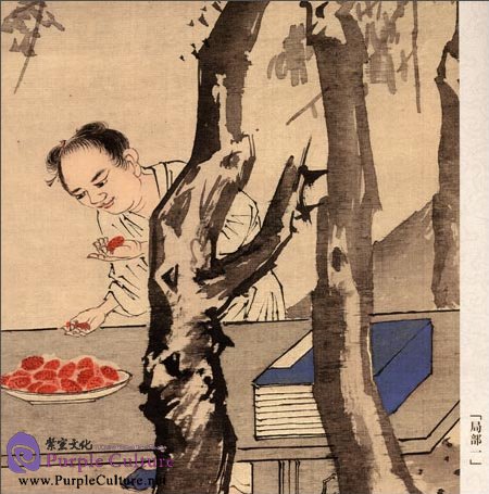 Sample pages of Selected Ancient Chinese Paintings: Eyjoying Litchi (Hua Yan [Qing Dynasty]) (ISBN:9787514906394)