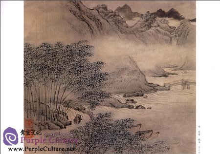 Sample pages of Selected Ancient Chinese Paintings: Album of 8 Scenes of Xiang River (Zhang Fu [Ming Dynasty]) (ISBN:7514906916, 9787514906912)