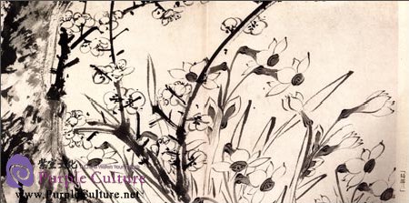 Sample pages of Selected Ancient Chinese Paintings: Plums and Narcissus Flowers (Qian Gu [Ming Dynasty]) (ISBN:9787514907476)