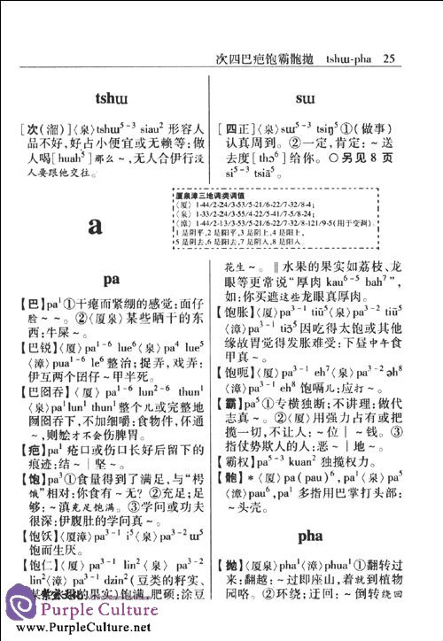Sample pages of Dictionary of Minnan Dialect (with audio) (ISBN:7211054522, 9787211054527)