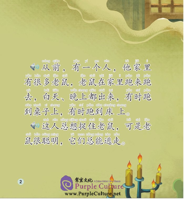 Sample pages of Elementary Level: Idioms and Their Stories: Chinese Idioms about Rats and Their Related Stories (with 1 CD-ROM) (ISBN:9787561938874)