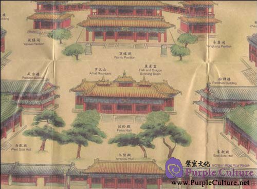 Sample pages of Painter's Tourist Map of Beijing: Guide to The Yonghegong Lama Temple (ISBN:9787503152313)