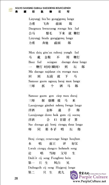 Sample pages of Souyo Sawging Dijbauj Saegoeng Bouxcuengh Vol 1 (ISBN:9787536367401)