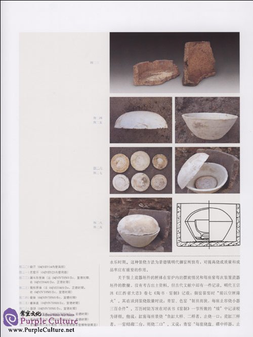 Sample pages of Imperial Porcelains of Ming Dynasty Unearthed in Jingdezhen (ISBN:7501027013, 9787501027019)