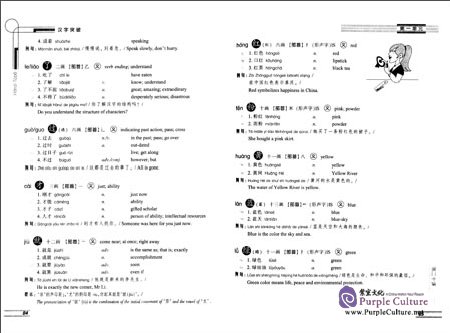 Sample pages of Chinese Character Breakthrough (textbook + workbook)1 (ISBN:9787301092866)