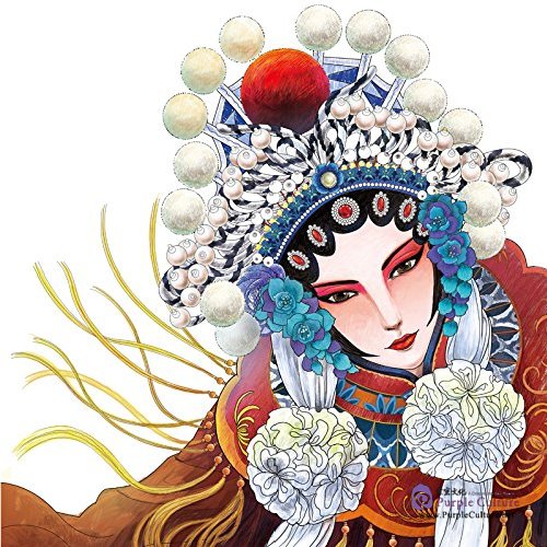 Sample pages of Beijing Opera: An Inky Treasure Hunt and Coloring Book (ISBN:9787802467989)