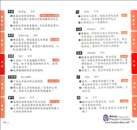 Sample pages of Método avanzado de aprendizaje del vocabulario HSK 5 (ISBN:9787513810340, 7513810346)
