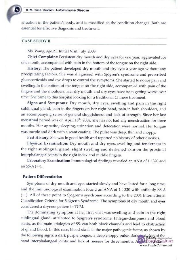 Sample pages of TCM Case Studies: Autoimmune Disease (ISBN:9787117188845)