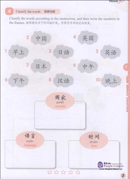 Sample pages of Experiencing Chinese - Elementary School 6 Workbook (With CD) (ISBN:9787040279078)