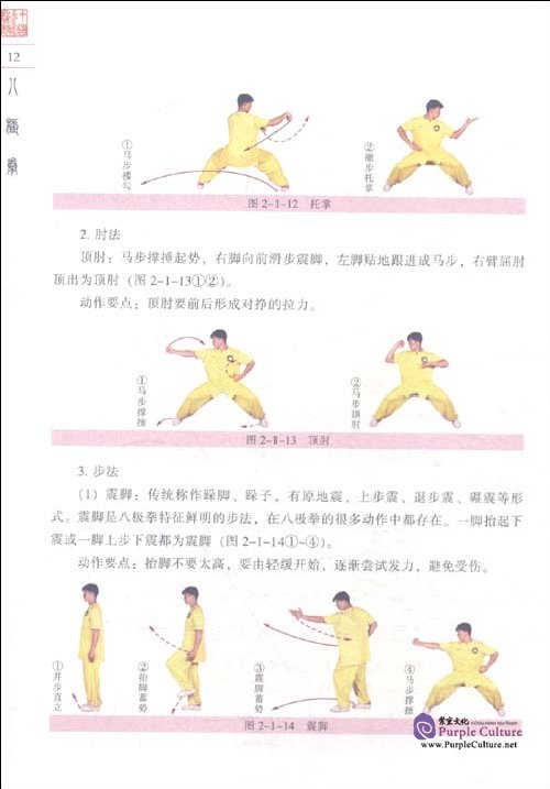Sample pages of Textbook Series of Chinese Wushu Duanwei System: Bajiquan (with DVD-Rom) (ISBN:9787040258349)
