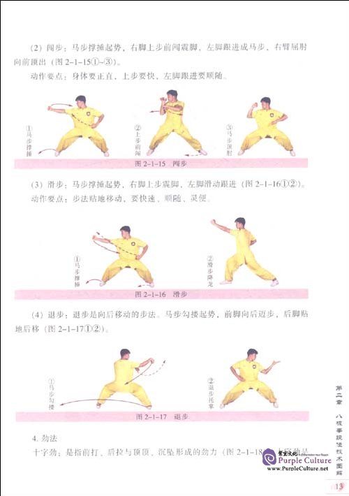 Sample pages of Textbook Series of Chinese Wushu Duanwei System: Bajiquan (with DVD-Rom) (ISBN:9787040258349)