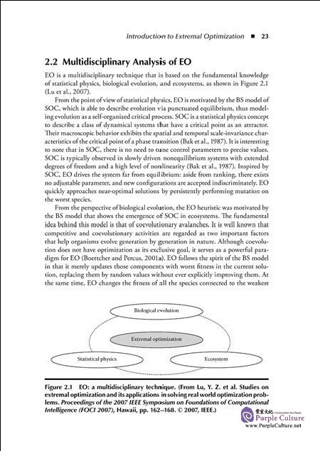 Sample pages of Extremal Optimization: Fundamentals. Algorithms and Applications (ISBN:9787122270016)
