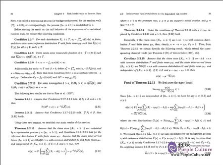 Sample pages of Asymptotics and Statistical Analysis for Ruin Probabilities in Some Dependent Risk Models (ISBN:9787030479099, 7030479092)