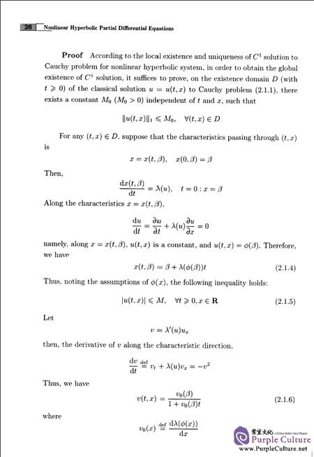 Sample pages of Nonlinear Hyperbolic Partial Differential Equations (ISBN:9787302453765)