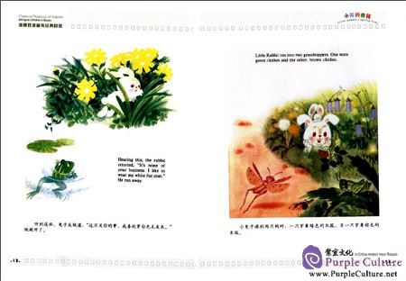 Sample pages of Classical Playback of Dolphin Bilingual Children's Books: Little Rabbit's Spring Coat (ISBN:9787511034397)