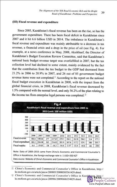 Sample pages of The Alignment of the Silk Road Economic Belt and the Bright Road of Kazakhstan: Problems and Perspective (ISBN:9787520303880)