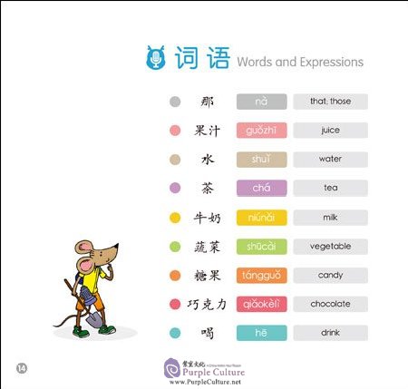 Sample pages of Rainbow Dragon: Graded Chinese Readers (Level 1: Food)(5 Volumes) (ISBN:9787513597203,7513597200)
