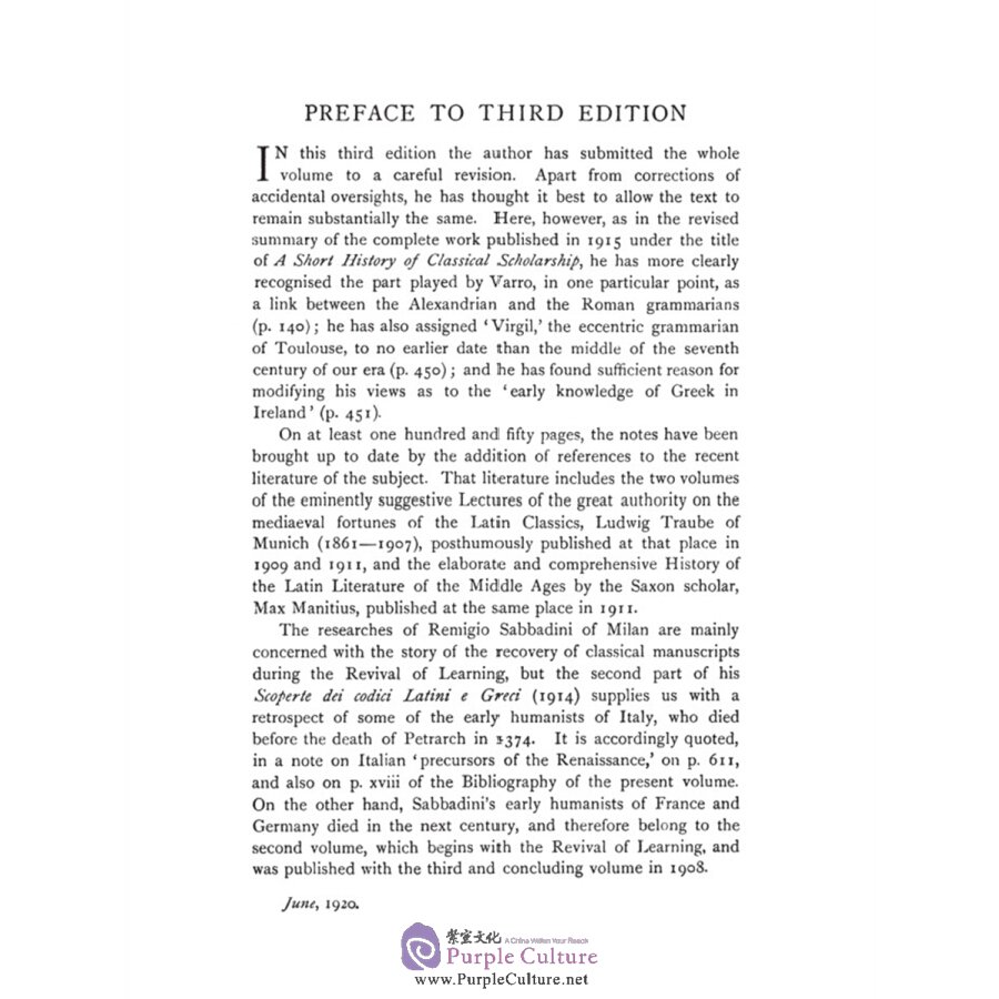 Sample pages of A history of classical scholarship (4 vols) (ISBN:9787547512371)